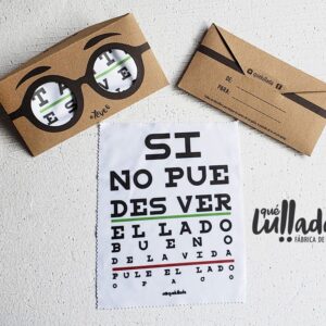 Paños limpia gafas - Si no puedes ver