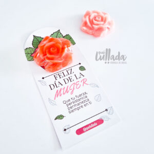Tarjeta Jabón Rosa