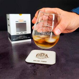 Vaso y Portavaso personalizado